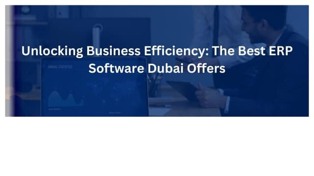 Erp Software In Dubai